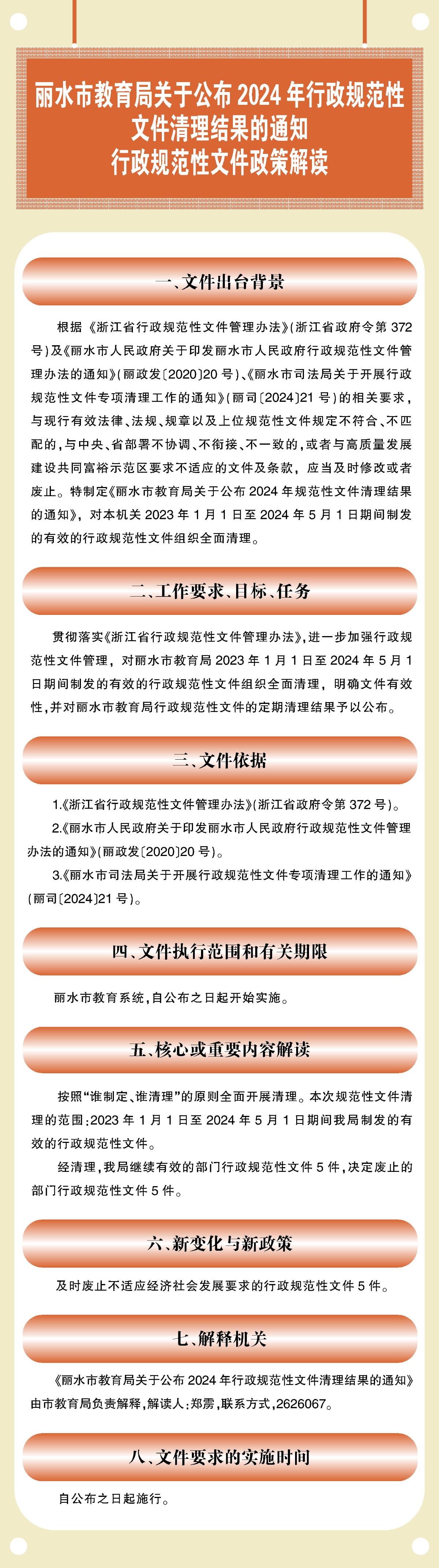 圖解-麗水市教育局關于公布2024年行政規范性文件清理結果的通知.jpg
